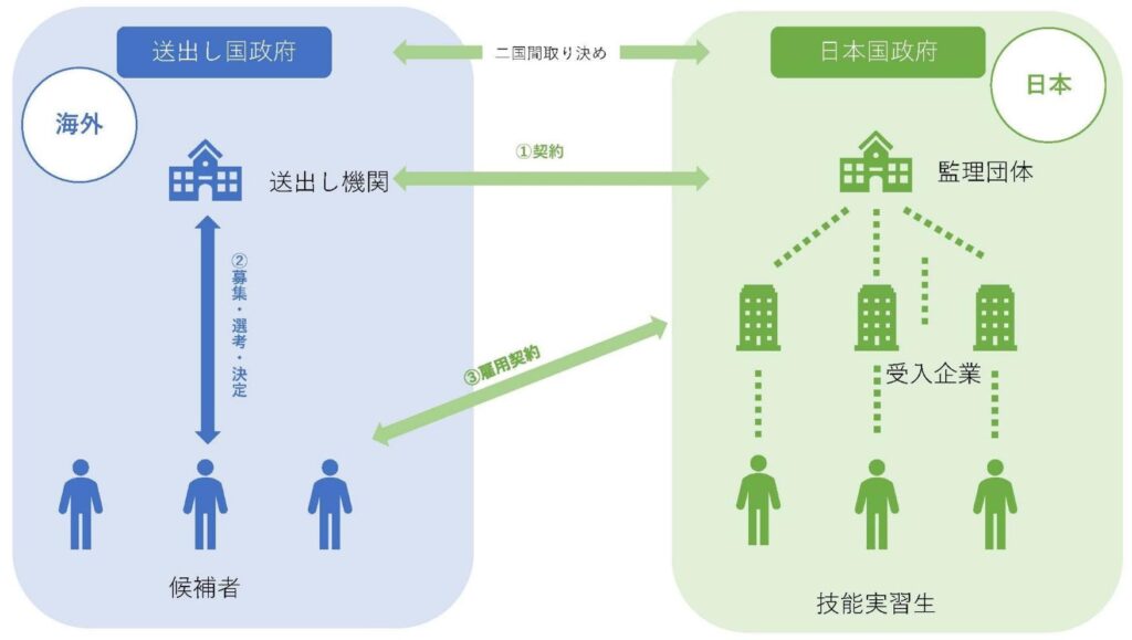 技能実習制度スキーム